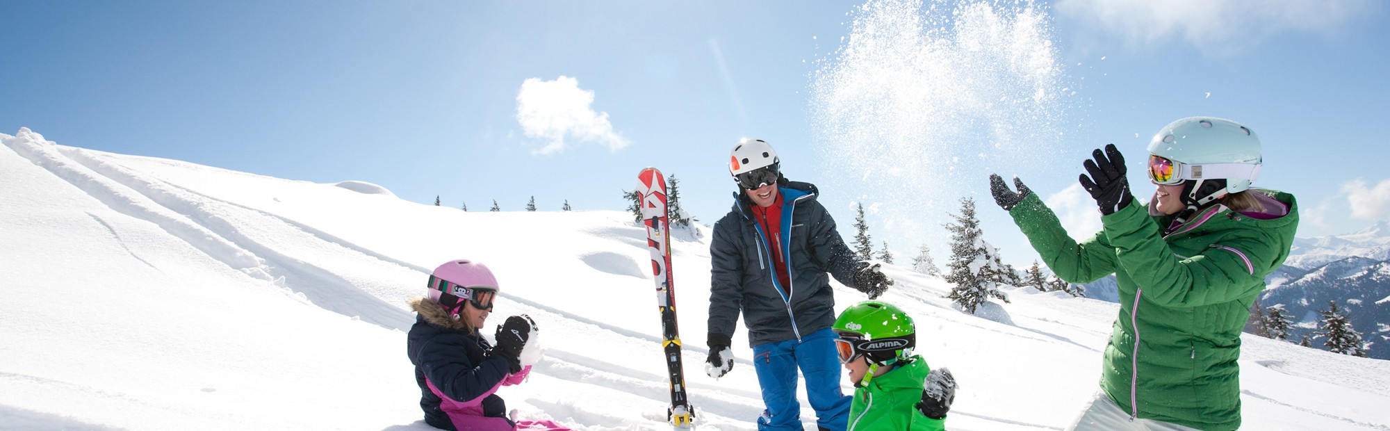 Skiurlaub mit der ganzen Familie in der Skiregion Ski amadé in Salzburg © TVB Wagrain Kleinarl